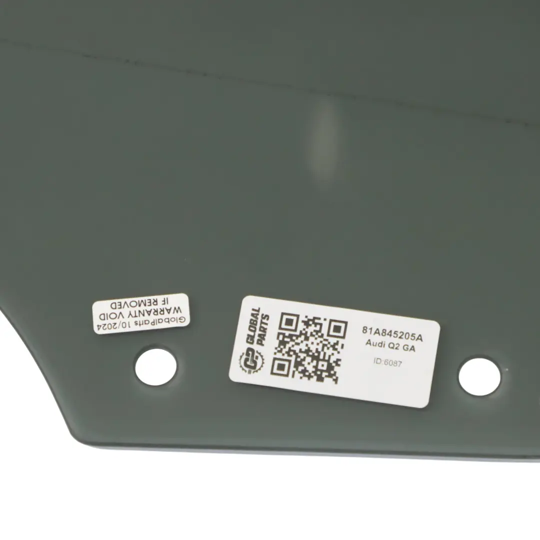 Audi Q2 GA Vetro laterale della posteriore sinistra colorato AS3 - SKU 81A845205A - Numero di parte 81A845205A