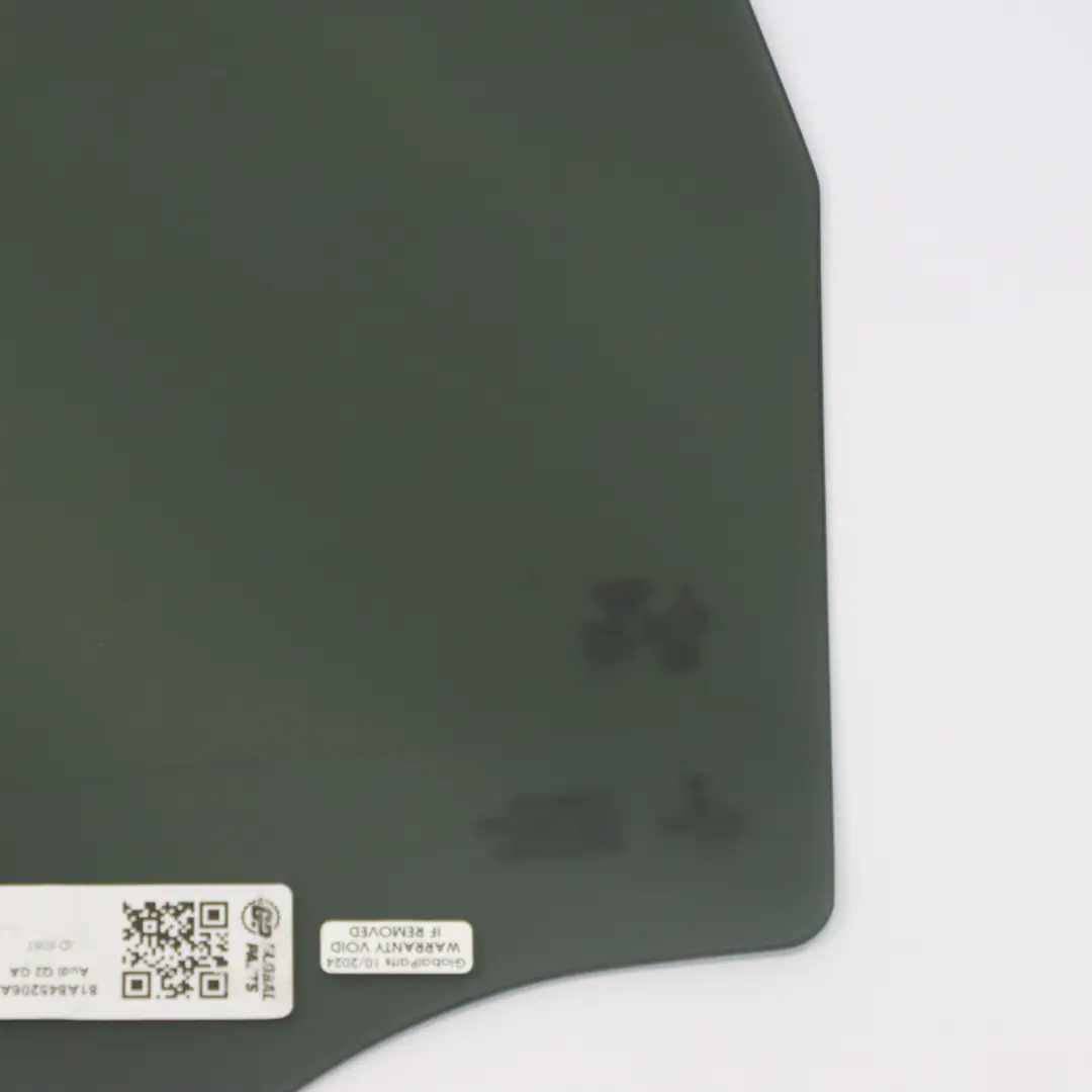 Vidrio Lateral Puerta Trasera Derecha Tintado AS3 para Audi Q2 GA con número de pieza 81A845206A Audi Q2 GA Vidrio Lateral Puerta Trasera Derecha Tintado AS3 - SKU 81A845206A - Número de pieza 81A845206A