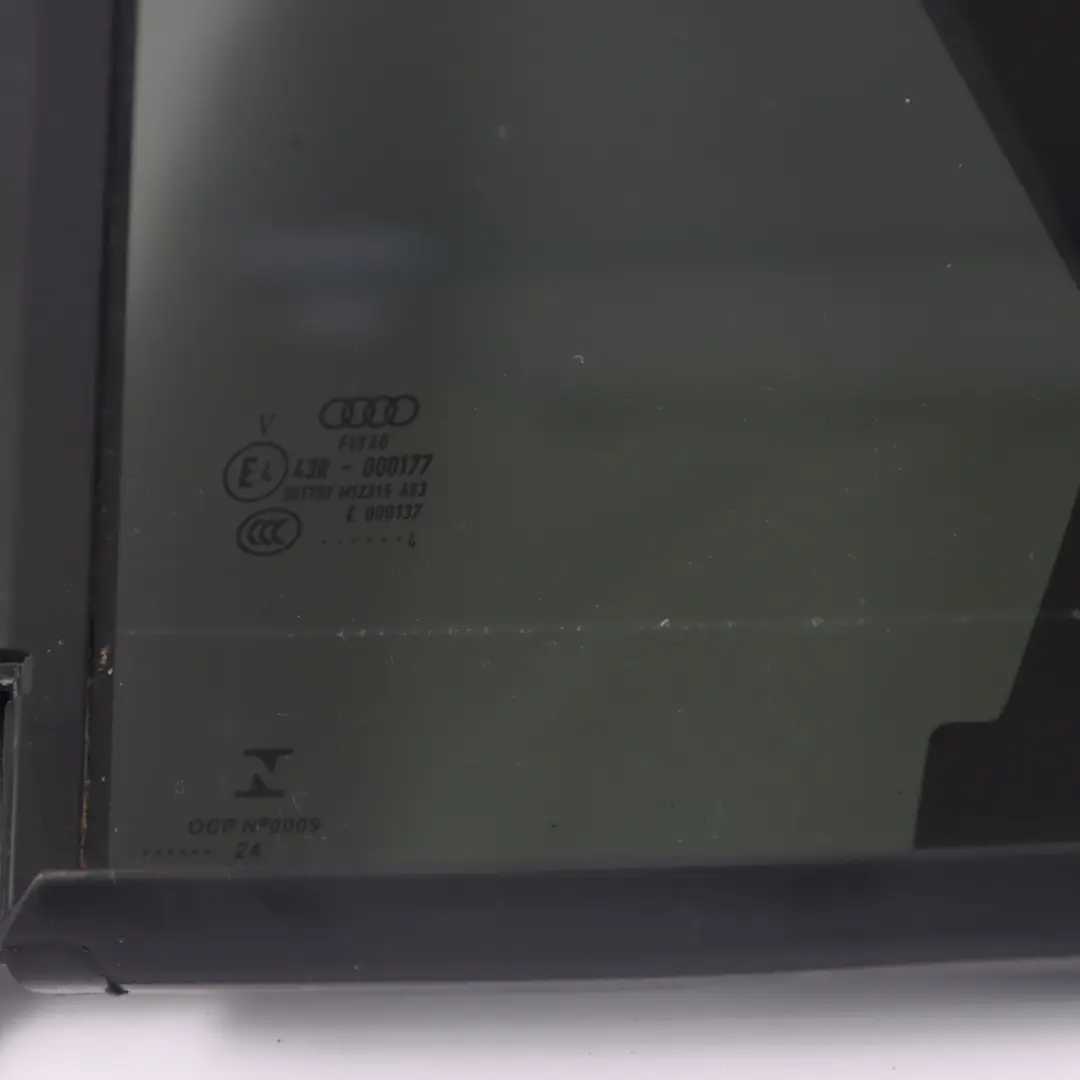 Audi Q2 GA Rear Quarter Triangle Window Glass Left N/S AS3 - SKU 81A845213C - Part number 81A845213C