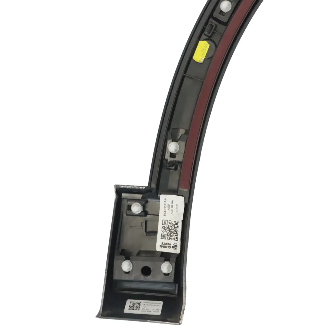 Rivestimento passaruota anteriore sinistro Striscia per Audi Q2 GA con numero di parte 81A853717A Audi Q2 GA Rivestimento passaruota anteriore sinistro Striscia - SKU 81A853717A - Numero di parte 81A853717A