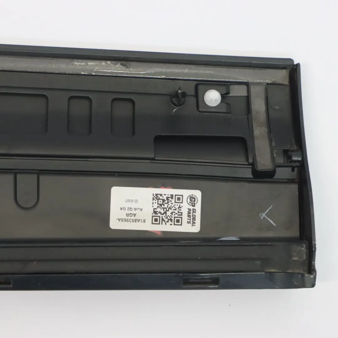 Audi Q2 GA Rear Side Door Moulding Trim Cover Left N/S Strip - SKU 81A853969A-AGR - Part number 81A853969A