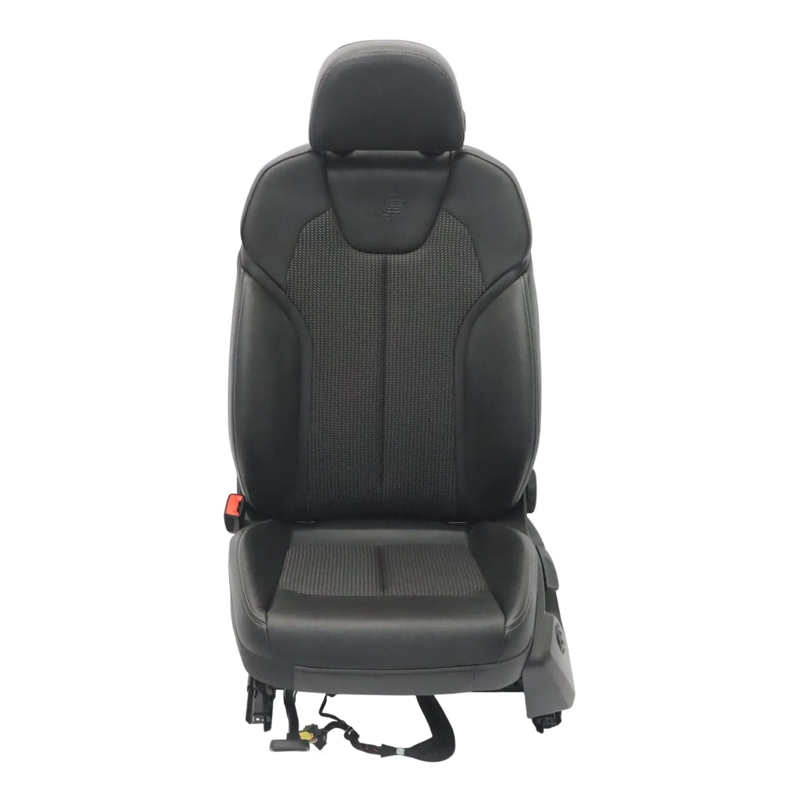 Audi Q2 GA Seat Front Left N/S Interior Heated S Line Half Leather Black Grey