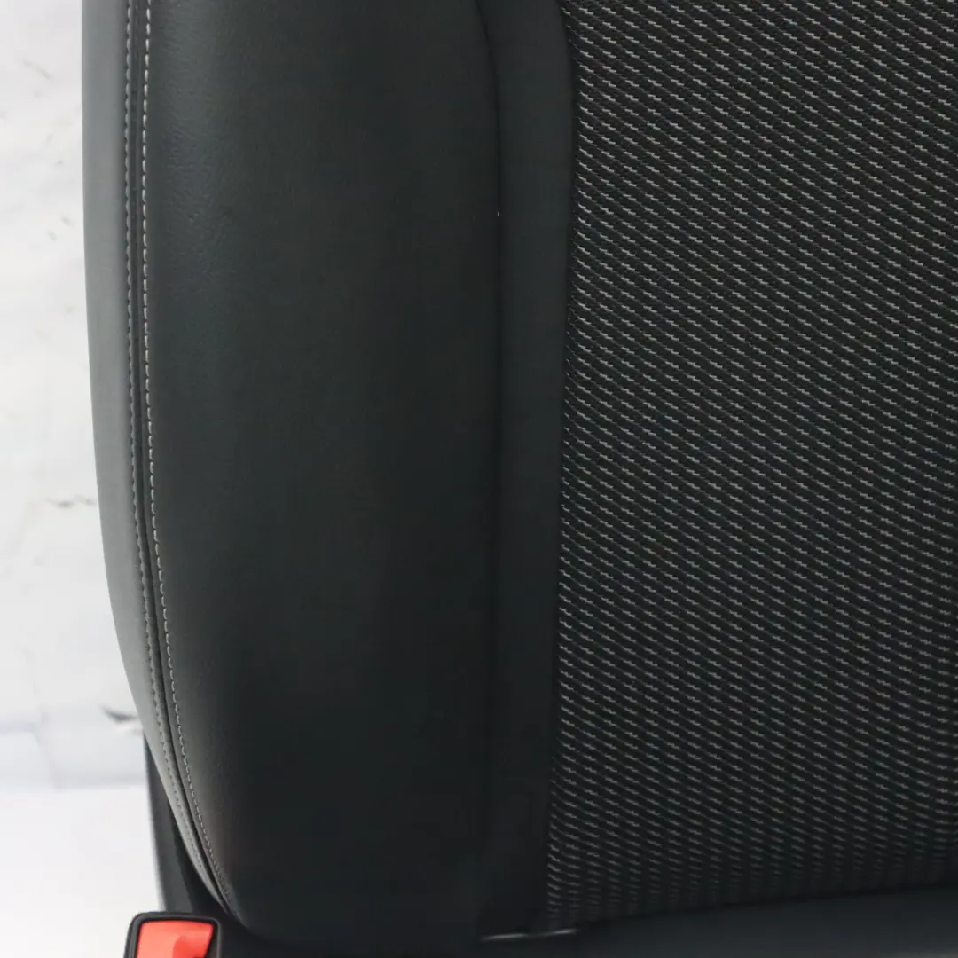 Audi Q2 GA Seat Front Left N/S Interior Heated S Line Half Leather Black Grey - SKU 81A881805AP-1 - Part number 81A881805AP-1