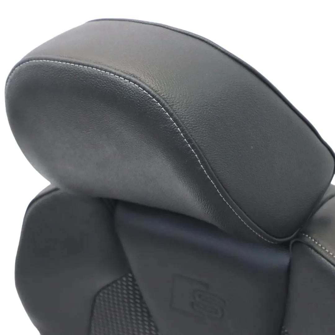 Audi Q2 GA Siège avant droit intérieur chauffé S Line Demi-cuir Noir Gris - SKU 81A881806AP-1 - Numéro de pièce 81A881806AP