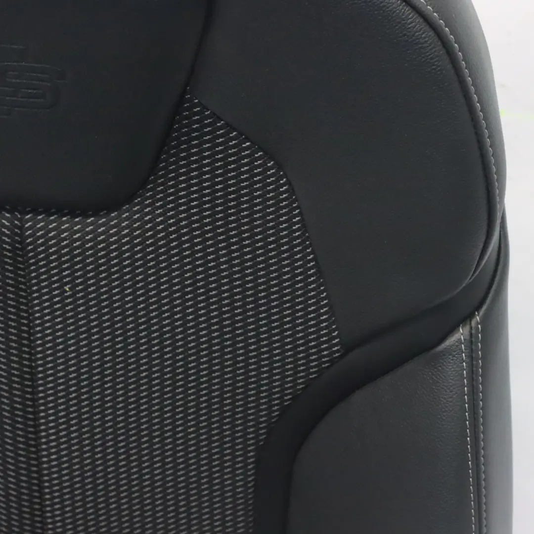 Audi Q2 GA Siège avant droit intérieur chauffé S Line Demi-cuir Noir Gris - SKU 81A881806AP-1 - Numéro de pièce 81A881806AP