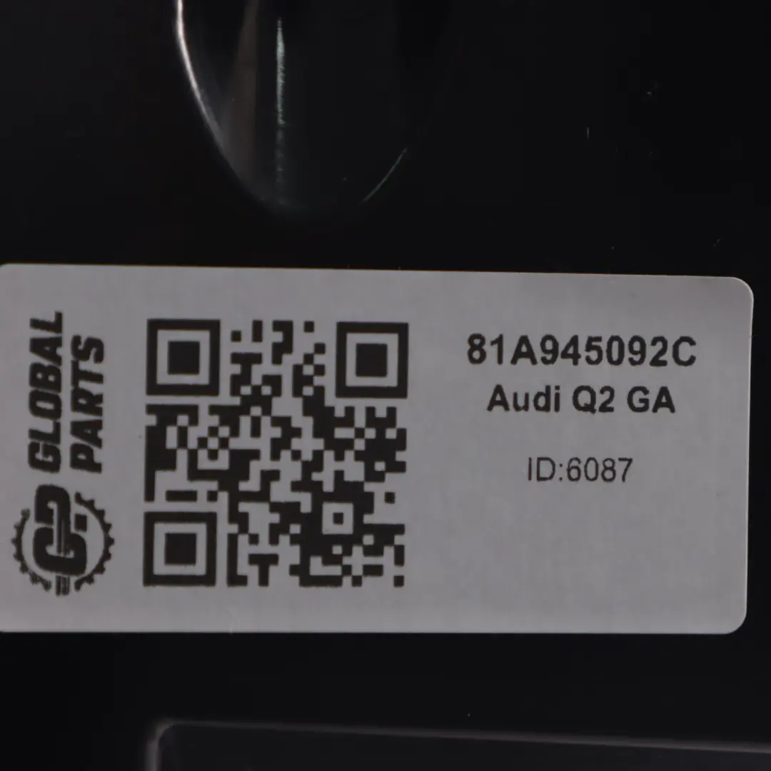 Feu Arrière Coffre Droit Hayon pour Audi Q2 GA à propos du numéro de pièce 81A945092C Audi Q2 GA Feu Arrière Coffre Droit Hayon - SKU 81A945092C - Numéro de pièce 81A945092C