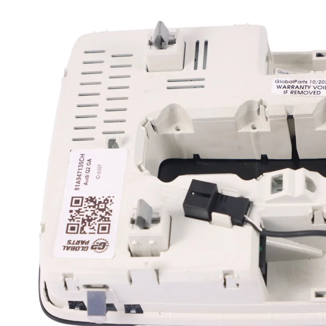Luz techo delantera Interruptor luz lectura interior para Audi Q2 GA con número de pieza 81A947135CH Audi Q2 GA Luz techo delantera Interruptor luz lectura interior - SKU 81A947135CH - Número de pieza 81A947135CH