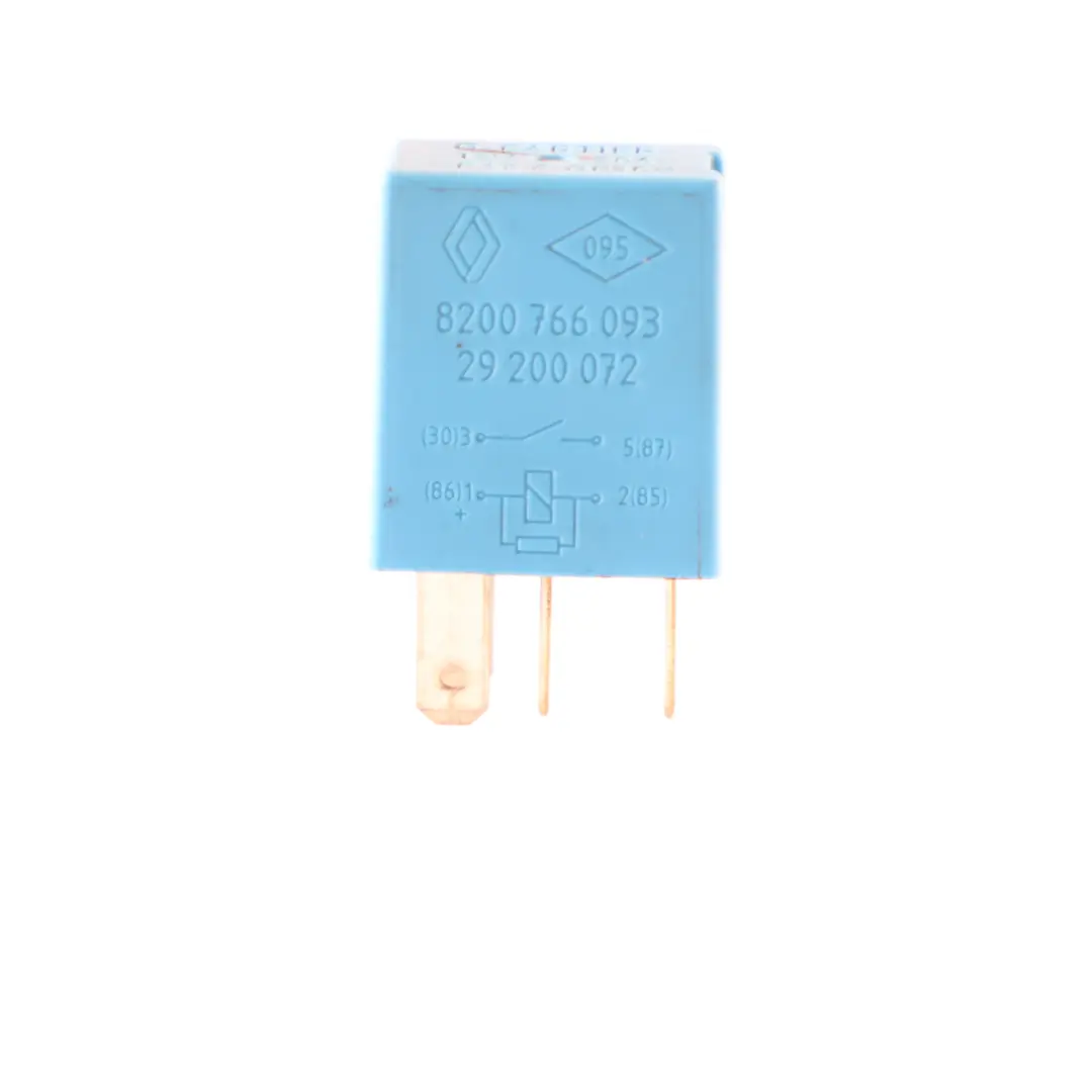 4-Pin Blue Relay 12V 20A G.Cartier to Renault with Part number 8200766093 Renault 4-Pin Blue Relay 12V 20A G.Cartier - SKU 8200766093 - Part number 8200766093
