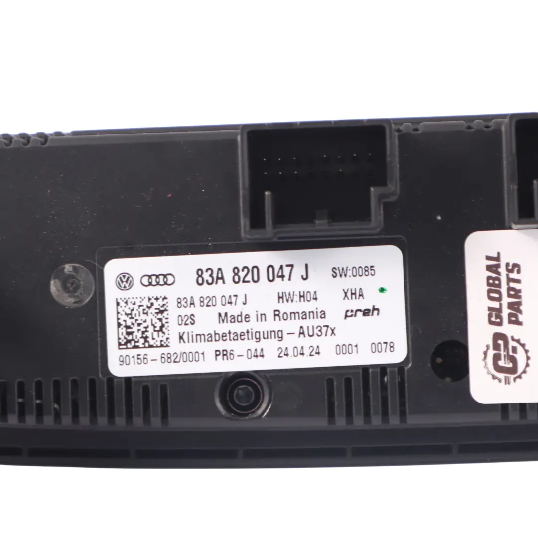 Audi Q2 GA Dashboard A/C Air Condition Heater Control Panel Unit - SKU 83A820047J - Part number 83A820047J