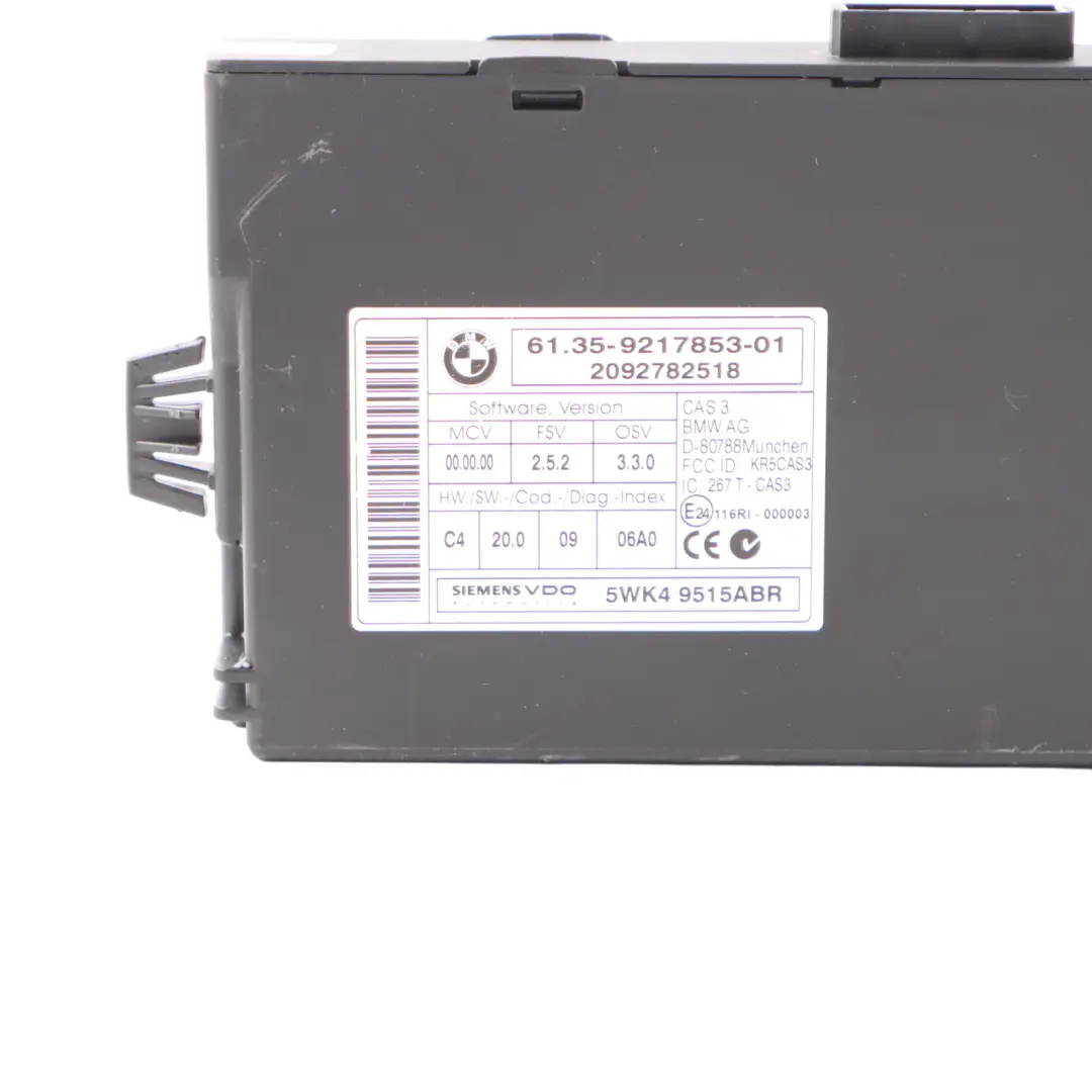 N47 Engine ECU KIT DDE CAS3 + Keys to BMW 1 3 Series E87 LCI E90 118d 318d with Part number 8506281 BMW 1 3 Series E87 LCI E90 118d 318d N47 Engine ECU KIT DDE CAS3 + Keys - SKU 8506281-4 - Part number 8506281