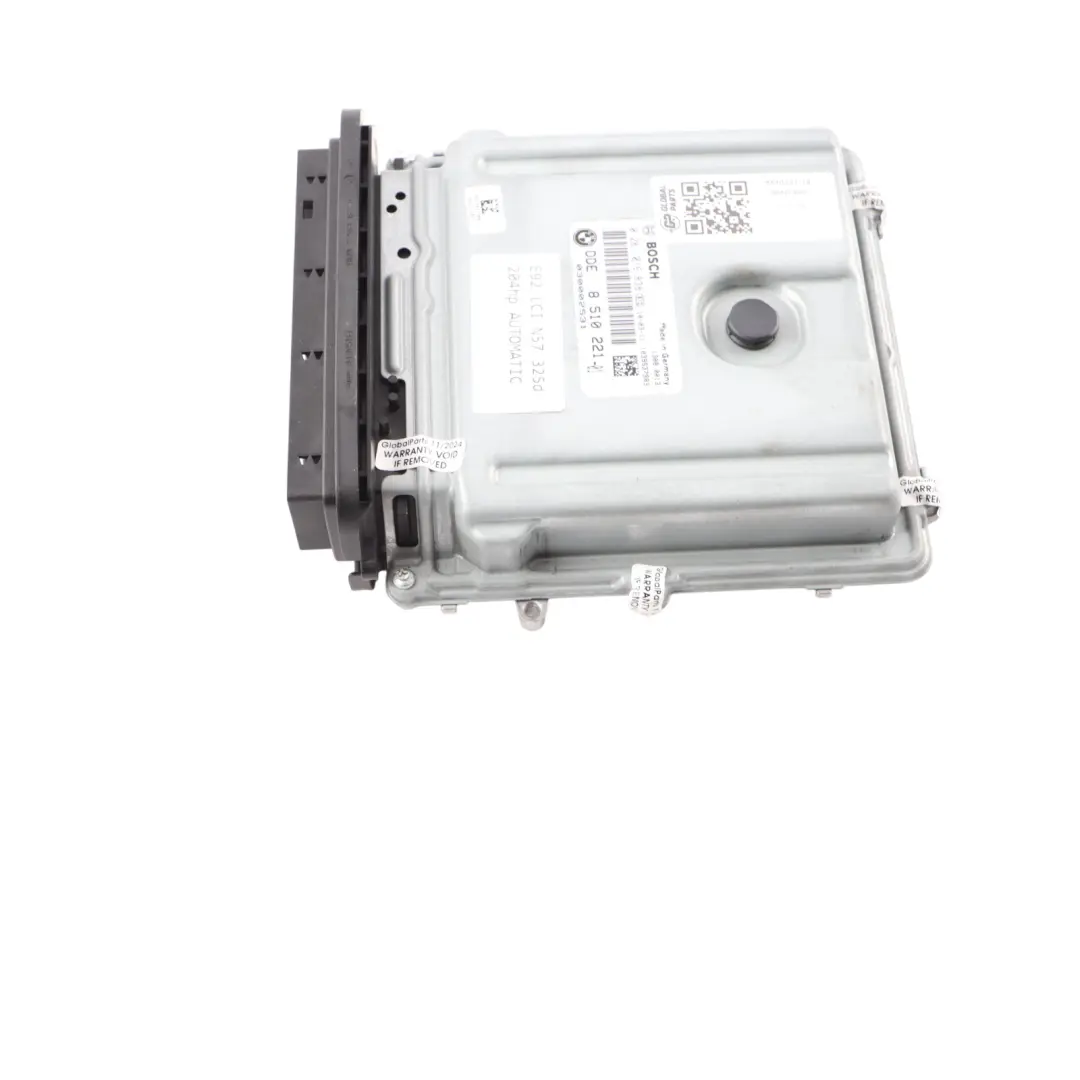 BMW E90 E91 E92 LCI 325D N57 204HP ECU Módulo Motor DDE Automático - SKU 8510221-18 - Número de pieza 8510221