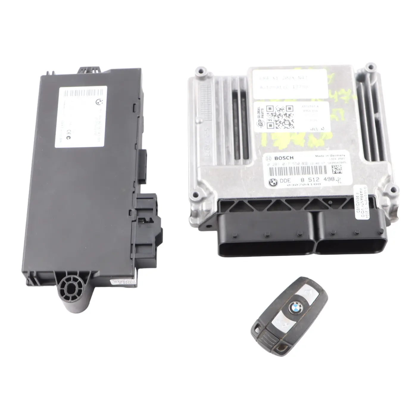 BMW X1 E84 2.0dX N47 177HP Engine ECU Kit DDE 8510591 CAS3 + Key Automatic