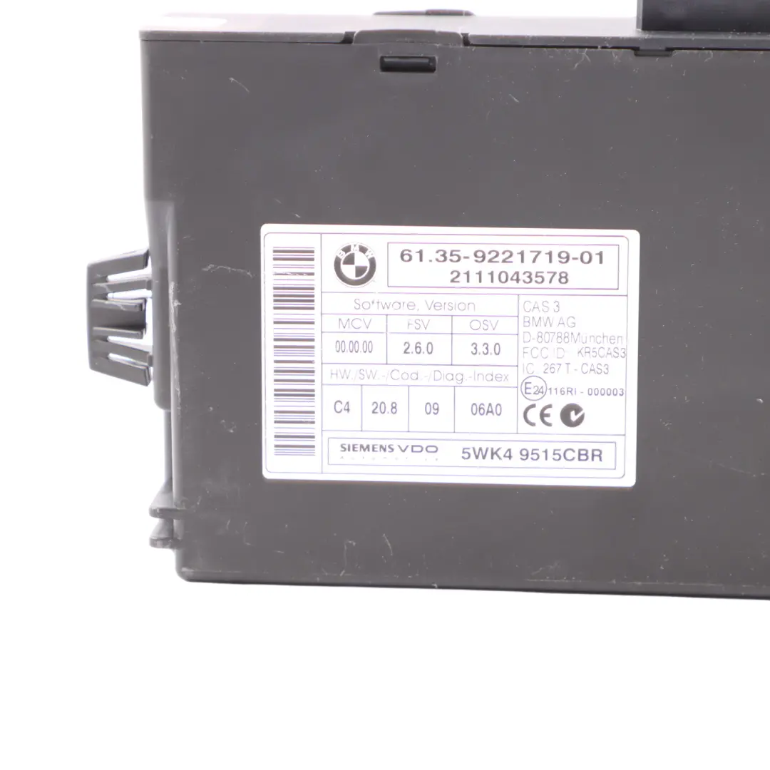 Mini Cooper SD R55 R56 LCI N47N 90HP Engine ECU Kit DDE CAS3 MANUAL - SKU 8512415-6 - Part number 8512415