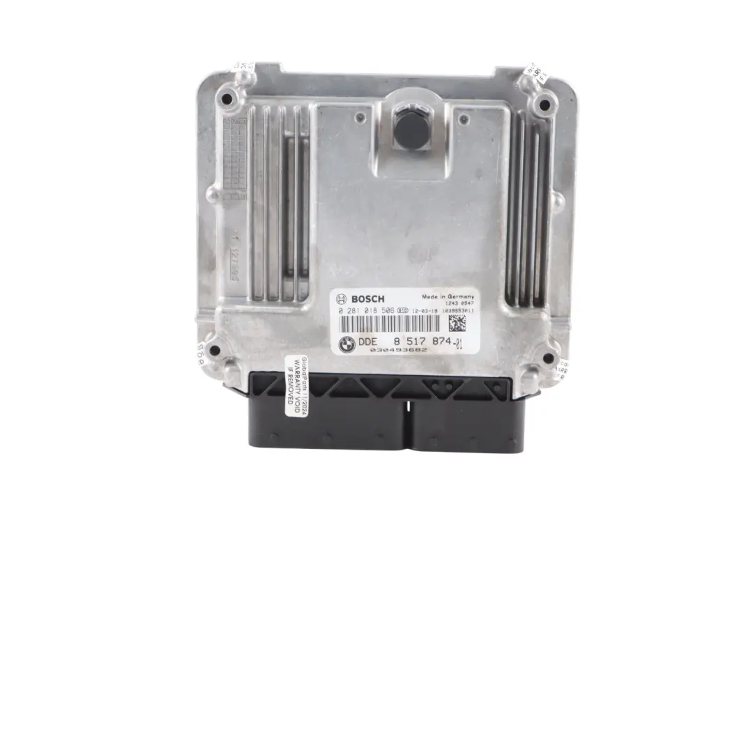 BMW F20 F21 118d N47N 143HP Engine ECU Kit DDE Key FEM Lock Automatic - SKU 8517874-9 - Part number 8517874