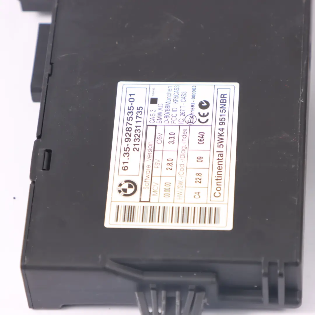 BMW X1 E84 18dX Diesel N47N Engine Unit ECU Kit DDE CAS3 Key Automatic - SKU 8574351-5 - Part number 8574351
