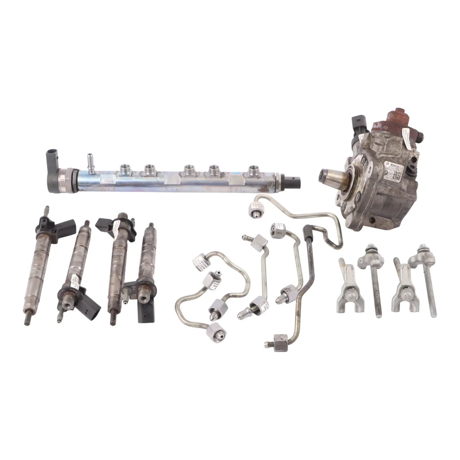 BMW E81 E87 LCI 123d Diesel N47S 204HP Set Iniettore iniezione pompa carburante