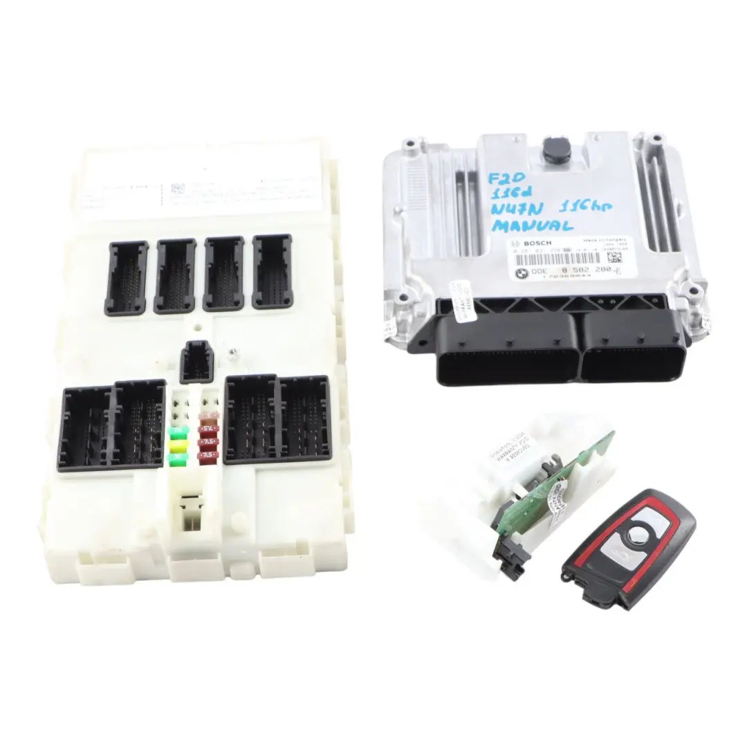 N47N 116HP Engine ECU Kit DDE + Key + FEM Manual to BMW F20 F21 116d with Part number 8582280 BMW F20 F21 116d N47N 116HP Engine ECU Kit DDE + Key + FEM Manual - SKU 8582280-7 - Part number 8582280