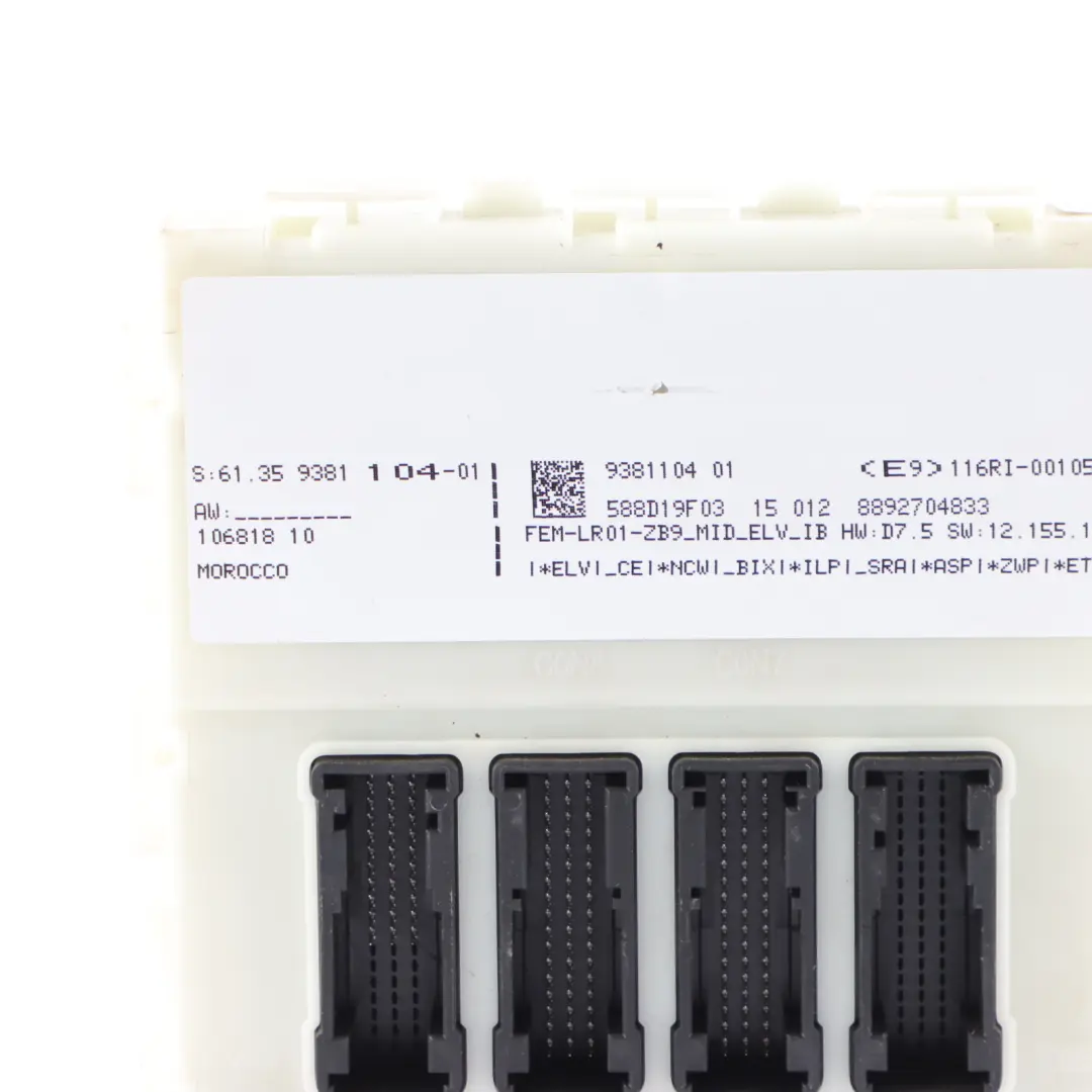 N47N 116HP Engine ECU Kit DDE + Key + FEM Manual to BMW F20 F21 116d with Part number 8582280 BMW F20 F21 116d N47N 116HP Engine ECU Kit DDE + Key + FEM Manual - SKU 8582280-7 - Part number 8582280