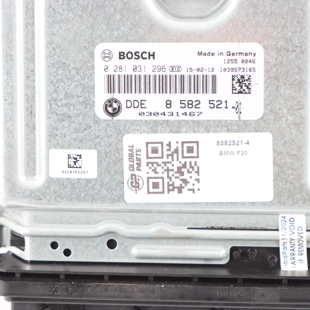 BMW F20 125d F30 325d N47S1 218HP Engine Unit ECU Kit DDE Key FEM Manual - SKU 8582521-4 - Part number 8582521