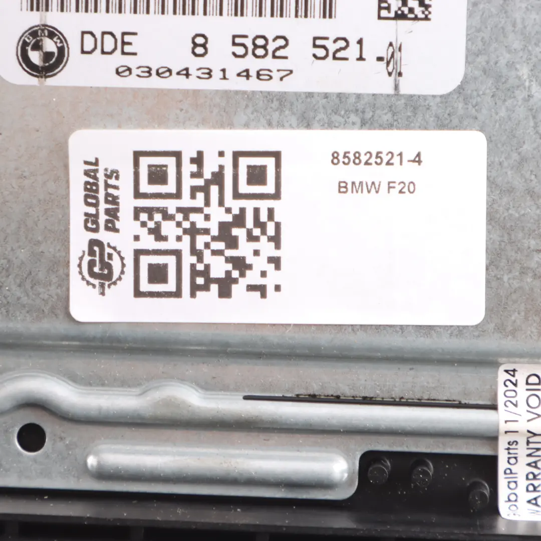 N47S1 218HP Engine Control Unit ECU DDE Automatic to BMW F20 125d F30 325d with Part number 8582521 BMW F20 125d F30 325d N47S1 218HP Engine Control Unit ECU DDE Automatic - SKU 8582521 - Part number 8582521