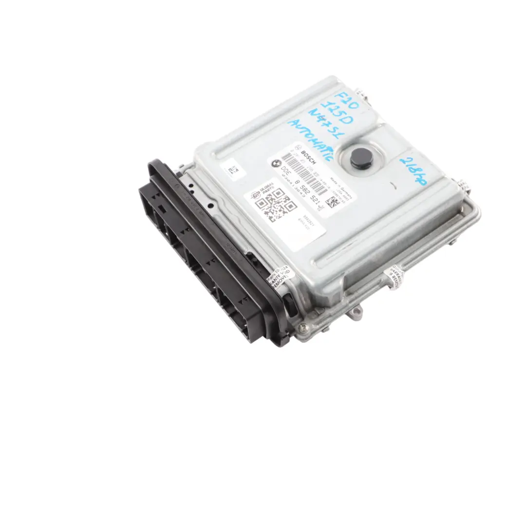 N47S1 218HP Engine Control Unit ECU DDE Automatic to BMW F20 125d F30 325d with Part number 8582521 BMW F20 125d F30 325d N47S1 218HP Engine Control Unit ECU DDE Automatic - SKU 8582521 - Part number 8582521