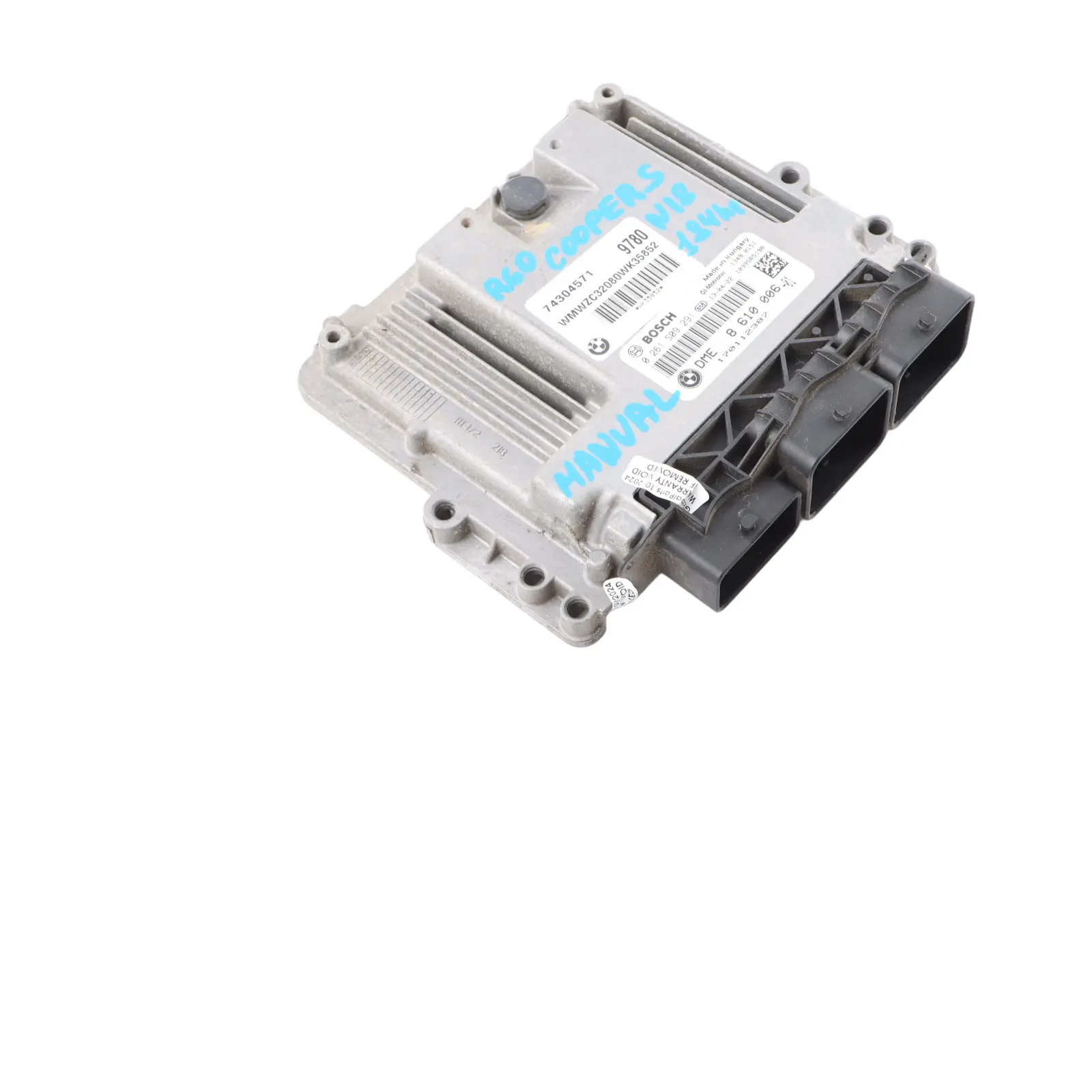 Mini Cooper S R56 LCI N18 1.6 184CV Unidad Control Motor ECU DME 8610006 Manual