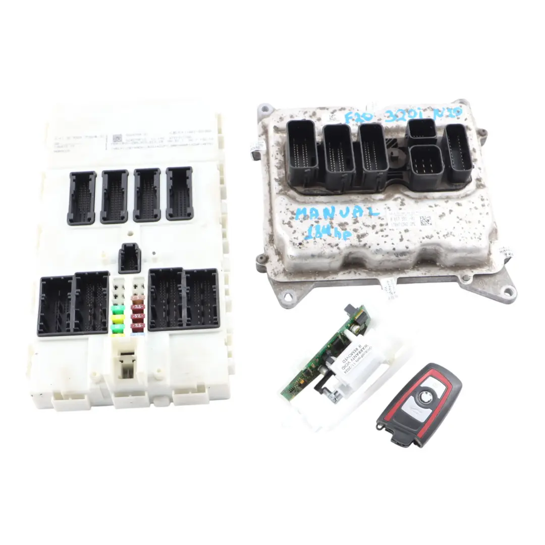 N20 184HP Engine ECU Kit DME FEM Key Manual to BMW F30 F31 320i Petrol with Part number 8617551 BMW F30 F31 320i Petrol N20 184HP Engine ECU Kit DME FEM Key Manual - SKU 8617551-3 - Part number 8617551