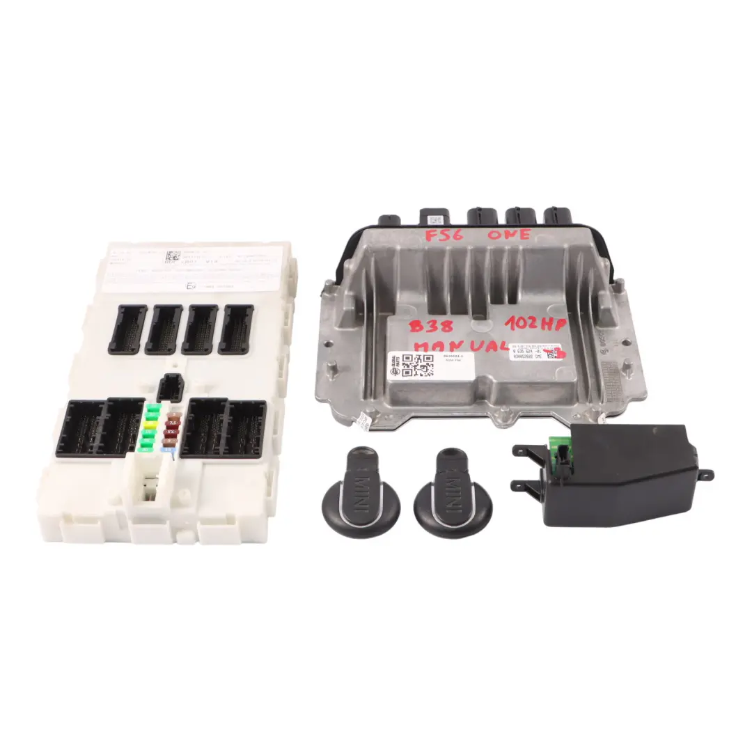 B38 102HP Motor ECU Unidad Control Kit DME BDC Claves para Mini One F56 con número de pieza 8635624 Mini One F56 B38 102HP Motor ECU Unidad Control Kit DME BDC Claves - SKU 8635624-3 - Número de pieza 8635624