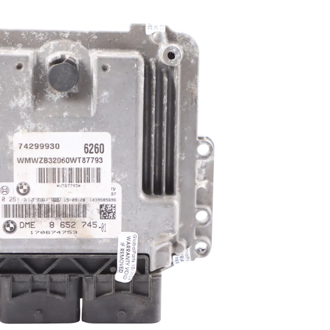 122HP Engine Control Unit ECU DME to Mini Cooper R60 R61 N16 with Part number 8652745 Mini Cooper R60 R61 N16 122HP Engine Control Unit ECU DME - SKU 8652745 - Part number 8652745