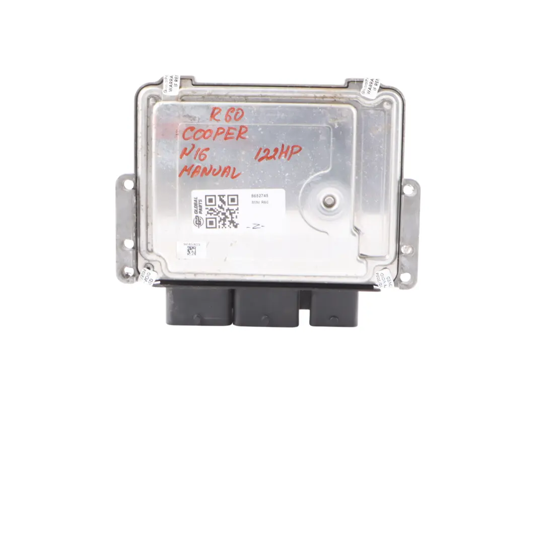122HP Engine Control Unit ECU DME to Mini Cooper R60 R61 N16 with Part number 8652745 Mini Cooper R60 R61 N16 122HP Engine Control Unit ECU DME - SKU 8652745 - Part number 8652745