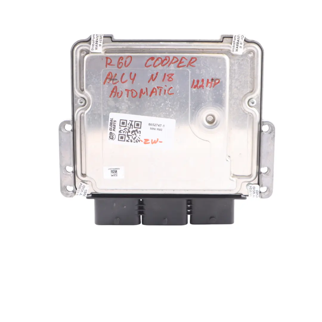 122HP ECU Kit Unit DME + CAS3 + Key to Mini Cooper R60 R61 ALL4 N18 1.6 with Part number 8652747 Mini Cooper R60 R61 ALL4 N18 1.6 122HP ECU Kit Unit DME + CAS3 + Key - SKU 8652747-1 - Part number 8652747