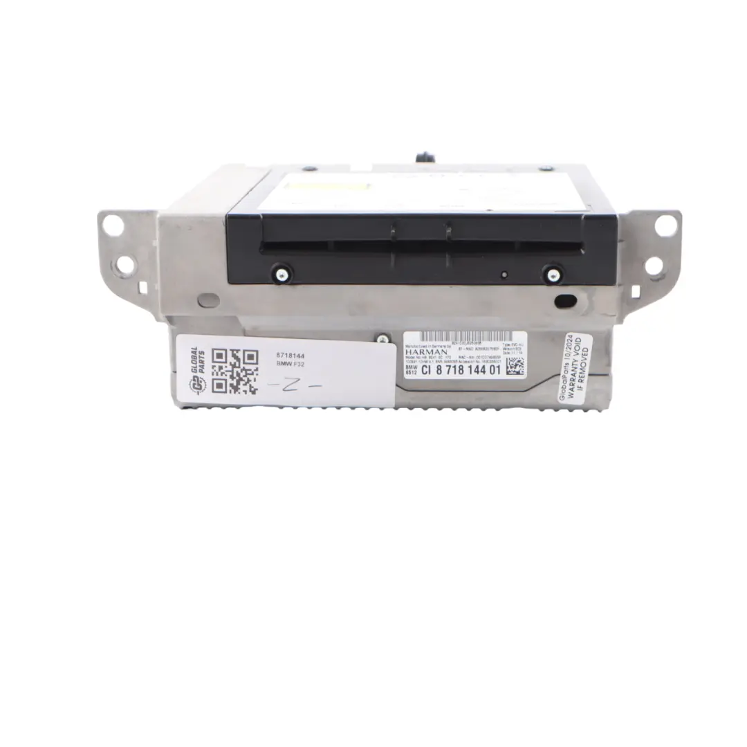 Harman Head Unit Sat Navi Multimedia Radio CD Player to BMW F32 with Part number 8718144 BMW F32 Harman Head Unit Sat Navi Multimedia Radio CD Player - SKU 8718144 - Part number 8718144
