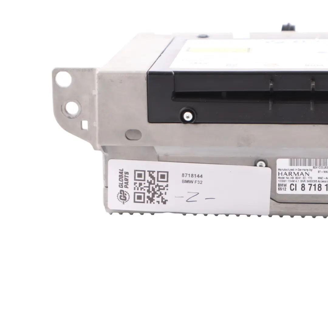 Harman Head Unit Sat Navi Multimedia Radio CD Player to BMW F32 with Part number 8718144 BMW F32 Harman Head Unit Sat Navi Multimedia Radio CD Player - SKU 8718144 - Part number 8718144
