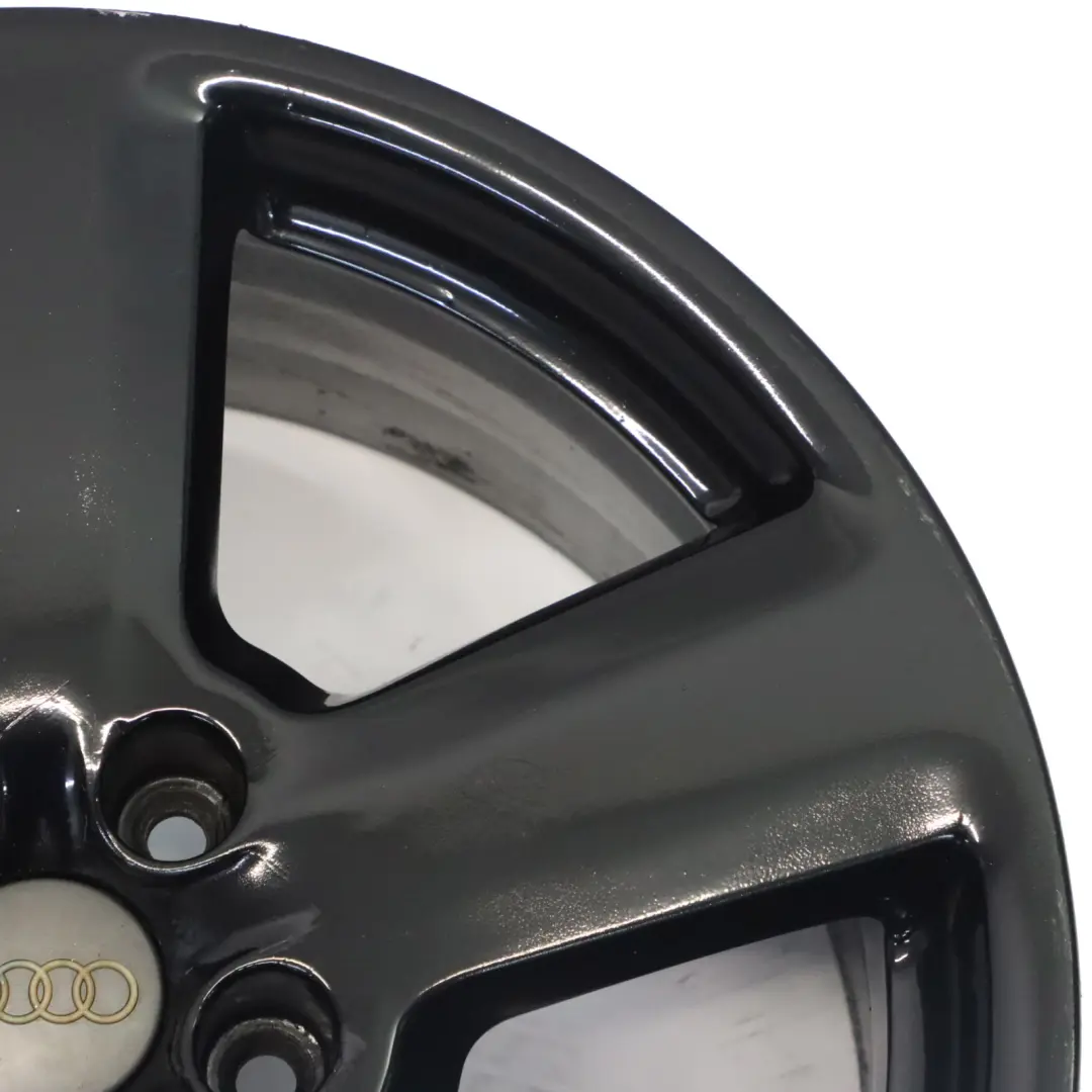 Alloy Wheel Rim 18" ET:43 8J to Audi A4 B7 Black with Part number 8E0601025AK Audi A4 B7 Black Alloy Wheel Rim 18" ET:43 8J - SKU 8E0601025AK-4 - Part number 8E0601025AK