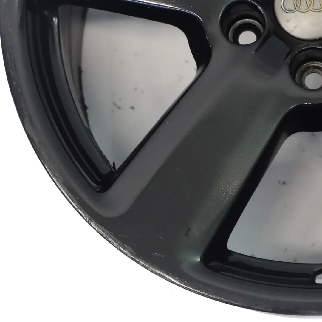 Alloy Wheel Rim 18" ET:43 8J to Audi A4 B7 Black with Part number 8E0601025AK Audi A4 B7 Black Alloy Wheel Rim 18" ET:43 8J - SKU 8E0601025AK-4 - Part number 8E0601025AK