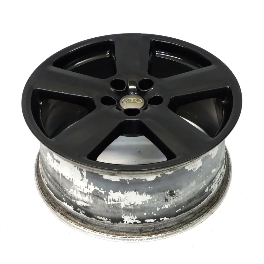 Alloy Wheel Rim 18" ET:43 8J to Audi A4 B7 Black with Part number 8E0601025AK Audi A4 B7 Black Alloy Wheel Rim 18" ET:43 8J - SKU 8E0601025AK-4 - Part number 8E0601025AK