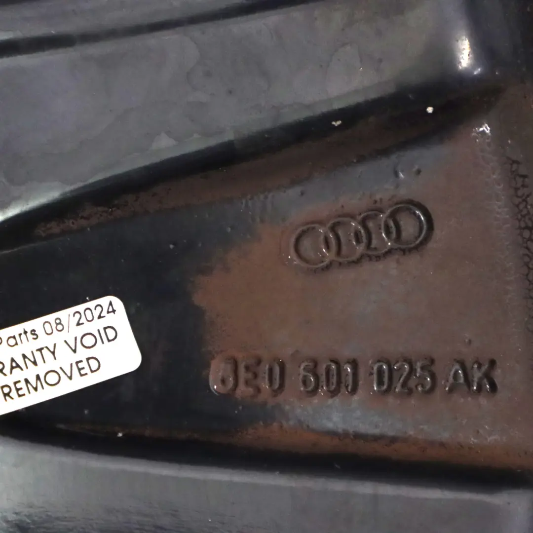 Alloy Wheel Rim 18" ET:43 8J to Audi A4 B7 Black with Part number 8E0601025AK Audi A4 B7 Black Alloy Wheel Rim 18" ET:43 8J - SKU 8E0601025AK-5 - Part number 8E0601025AK