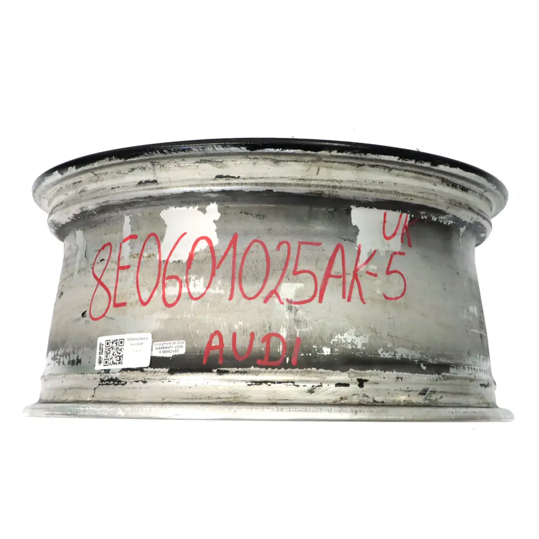 Alloy Wheel Rim 18" ET:43 8J to Audi A4 B7 Black with Part number 8E0601025AK Audi A4 B7 Black Alloy Wheel Rim 18" ET:43 8J - SKU 8E0601025AK-5 - Part number 8E0601025AK