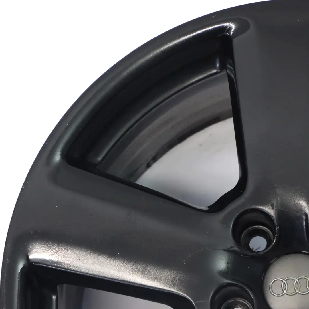 Alloy Wheel Rim 18" ET:43 8J to Audi A4 B7 Black with Part number 8E0601025AK Audi A4 B7 Black Alloy Wheel Rim 18" ET:43 8J - SKU 8E0601025AK-5 - Part number 8E0601025AK