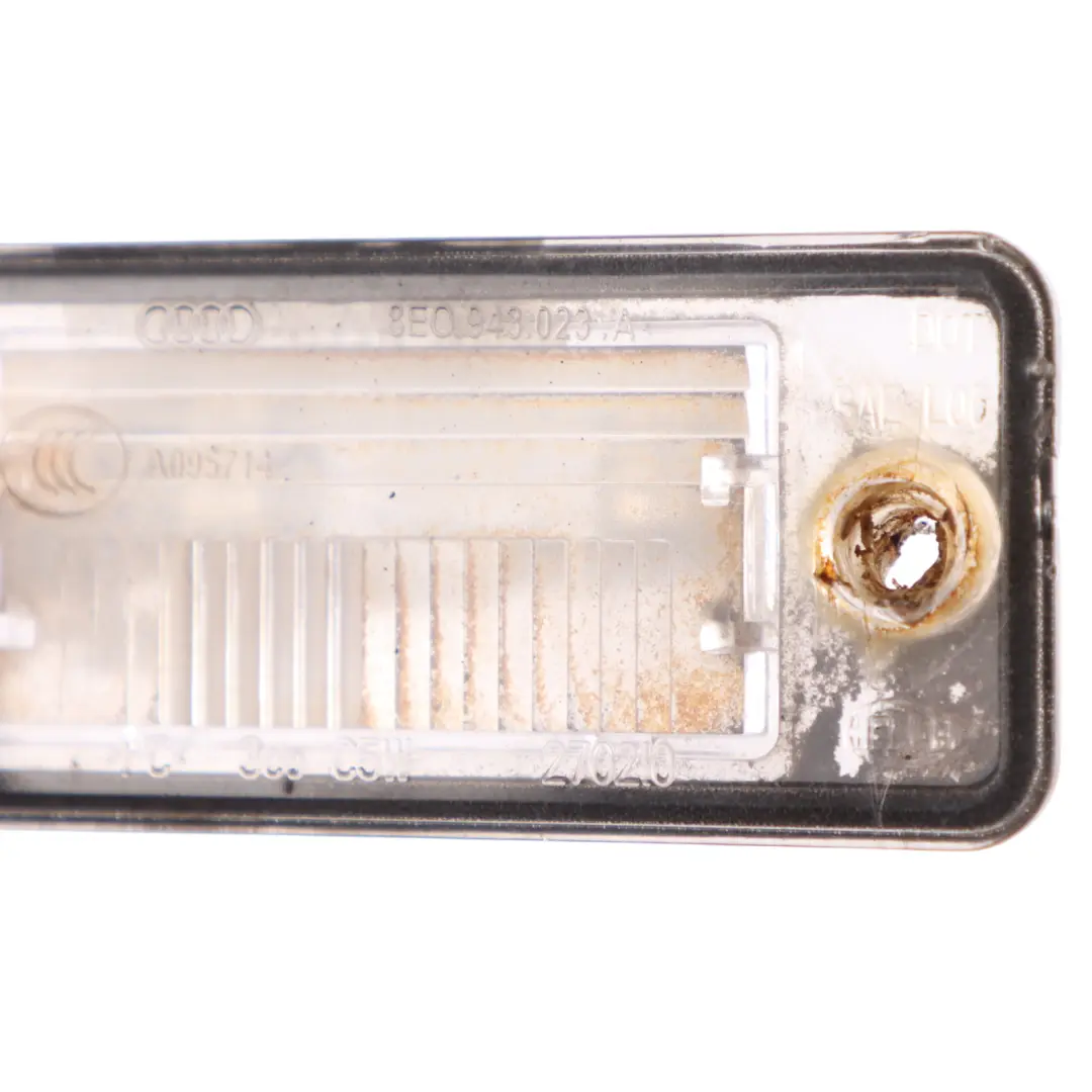 Audi Q7 4L License Plate Number Lamp Light Right O/S - SKU 8E0943023A - Part number 8E0943023A