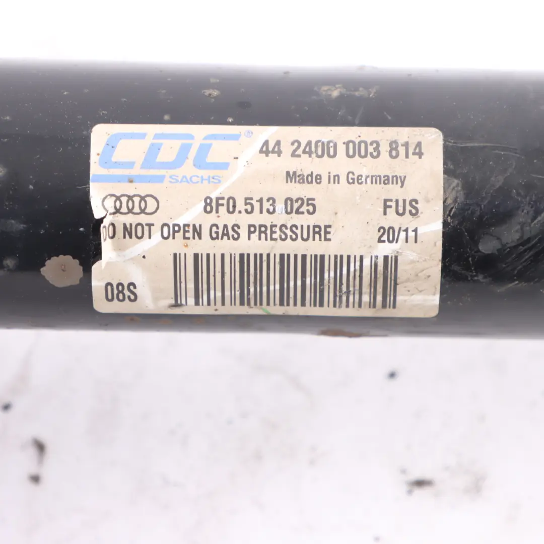 Suspension Shock Absorber Gas Strut Left N/S to Audi S5 8T Rear Electric with Part number 8F0513025 Audi S5 8T Rear Electric Suspension Shock Absorber Gas Strut Left N/S - SKU 8F0513025 - Part number 8F0513025