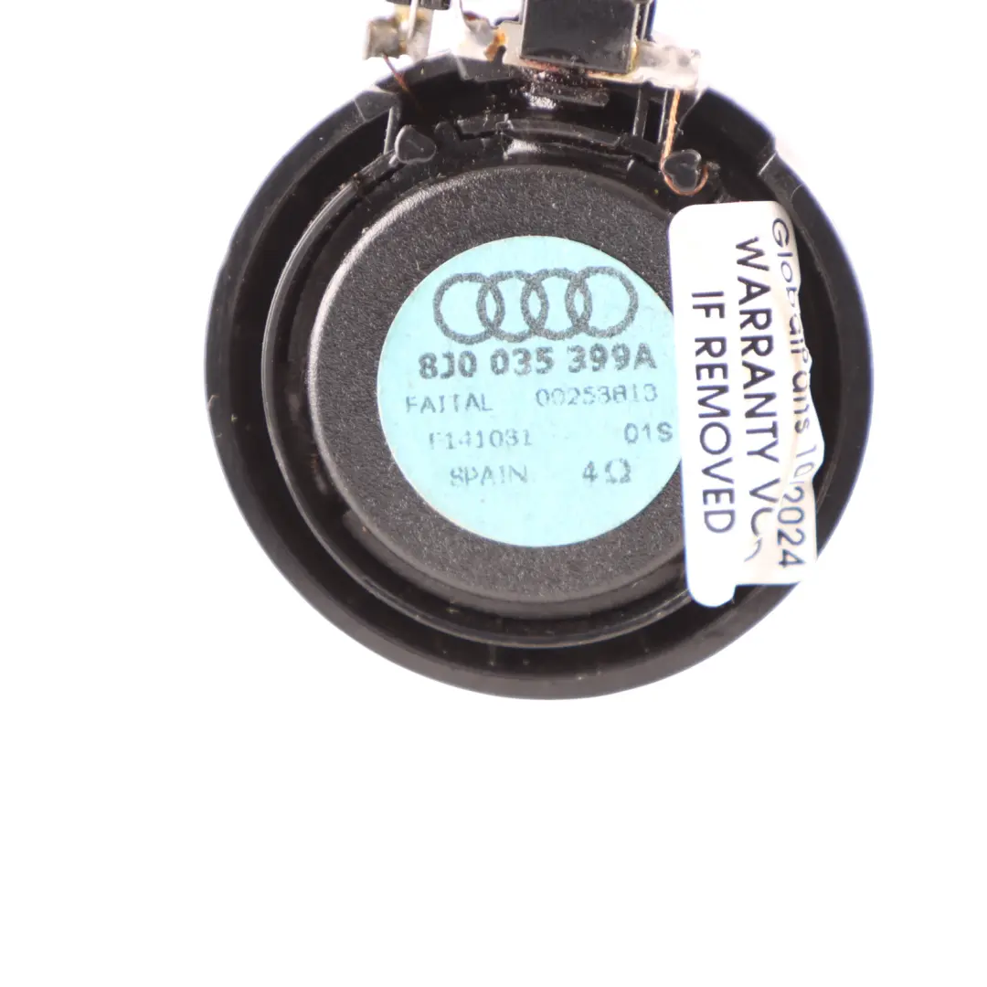 Front Tweeter Speaker Left Right N/O/S to Audi TT 8J with Part number 8J0035399A Audi TT 8J Front Tweeter Speaker Left Right N/O/S - SKU 8J0035399A - Part number 8J0035399A