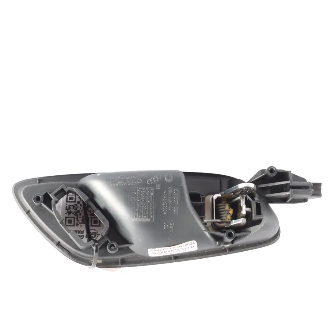 Poignée de porte intérieure avant droite pour Audi TT 8J à propos du numéro de pièce 8J0837020B Audi TT 8J Poignée de porte intérieure avant droite - SKU 8J0837020B - Numéro de pièce 8J0837020B