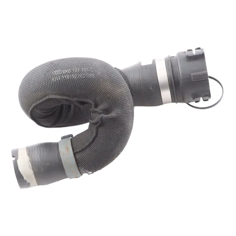 CAUA Upper Coolant Radiator Hose Line Pipe to Audi S5 8T 4.2 FSI with Part number 8K0121101L Audi S5 8T 4.2 FSI CAUA Upper Coolant Radiator Hose Line Pipe - SKU 8K0121101L - Part number 8K0121101L