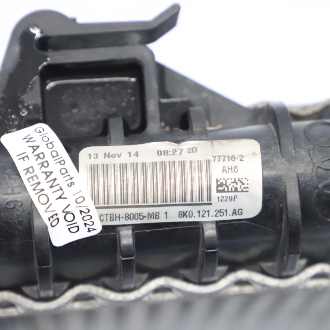 Audi Q5 8R Klimaanlage A/C Radiator Kühlung Kühl Mittel Kondensator - SKU 8K0121251AG - Teilenummer 8K0121251AG