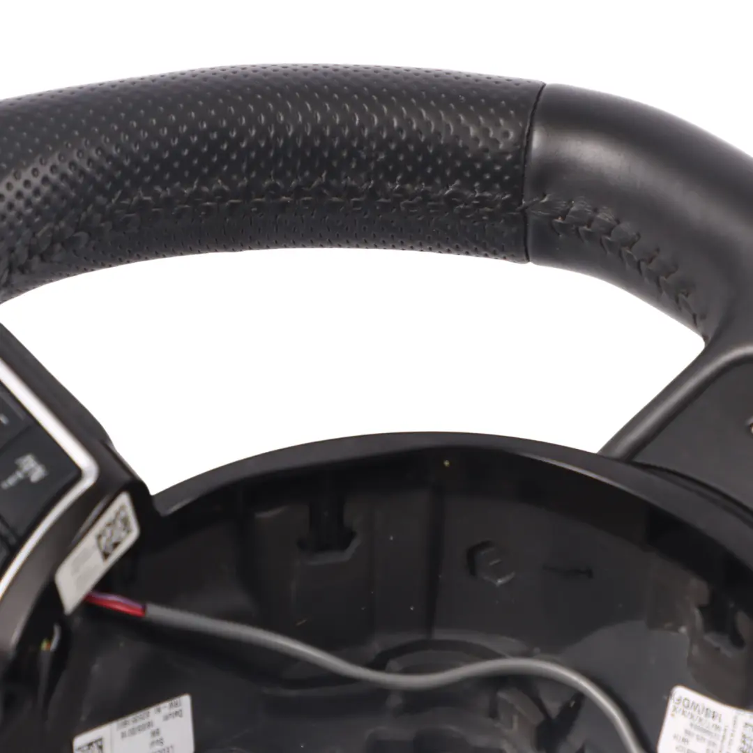  Volant Audi A4 B8 A5 8T S-Line Cuir Noir Palettes Changement Vitesse Fond Plat - SKU 8K0419091CP - Numéro de pièce 8K0419091CP