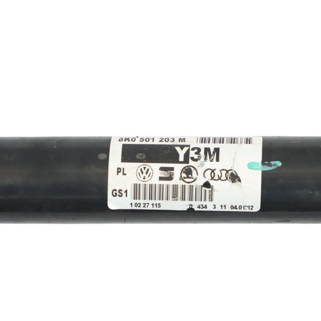 Essieu Arbre de transmission arrière droit Audi A5 8T - SKU 8K0501203M - Numéro de pièce 8K0501203M