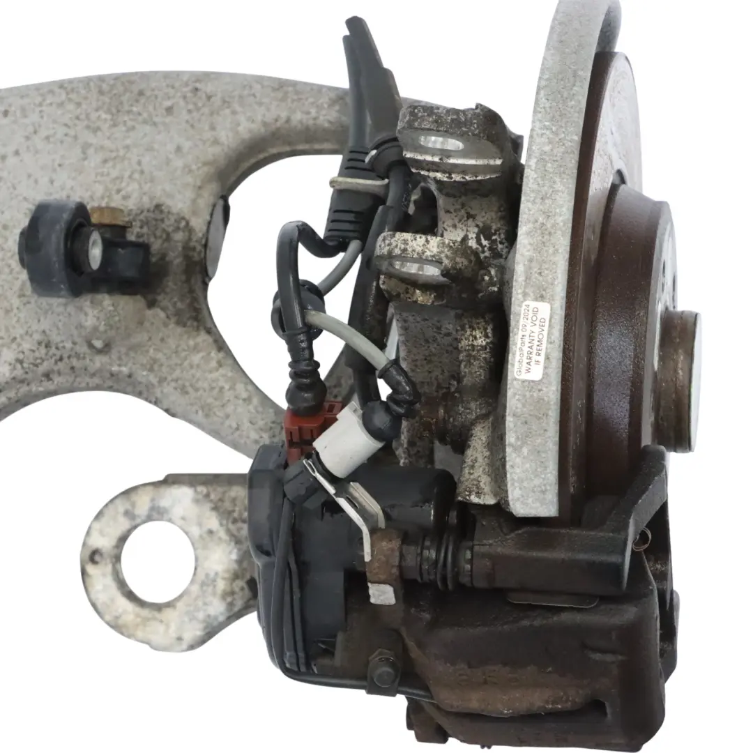 Audi A6 C7 Support de roue arrière gauche Jambe de suspension Disque de frein - SKU 8K0505431AM-1 - Numéro de pièce 8K0505431AM
