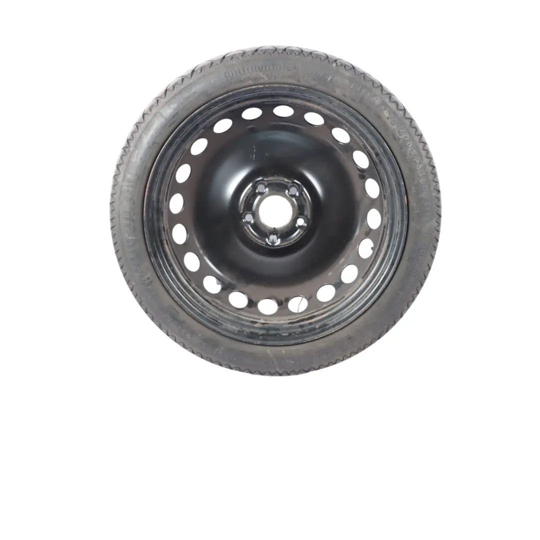 Audi A4 B8 Space Saver Roue secours R19 4J Continental 125/70 ET29 - SKU 8K0601027D-1 - Numéro de pièce 8K0601027D