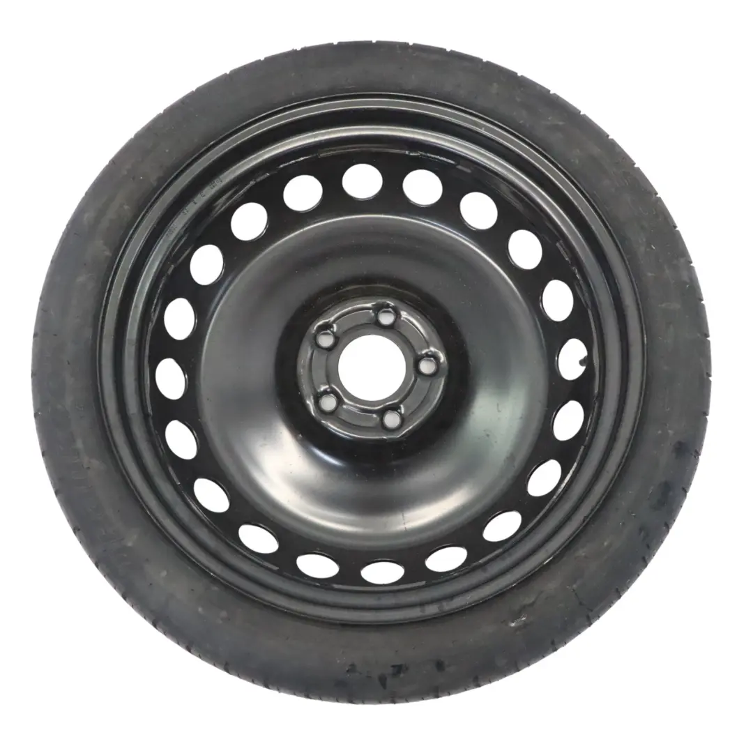 Ruota scorta acciaio R19 Pneumatico Hankook 125/70 per Audi A5 8T A4 B8 con numero di parte 8K0601027F Audi A5 8T A4 B8 Ruota scorta acciaio R19 Pneumatico Hankook 125/70 - SKU 8K0601027F - Numero di parte 8K0601027F